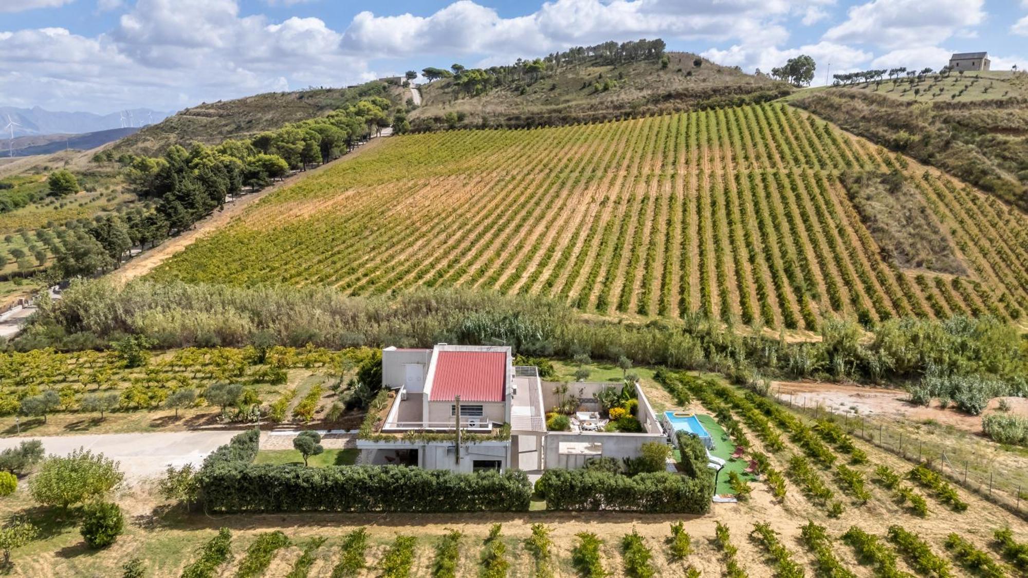 Villa Bonifato Vista Sulle Campagne E Sul Mare Siciliano Cozy House Italy Alcamo Extérieur photo