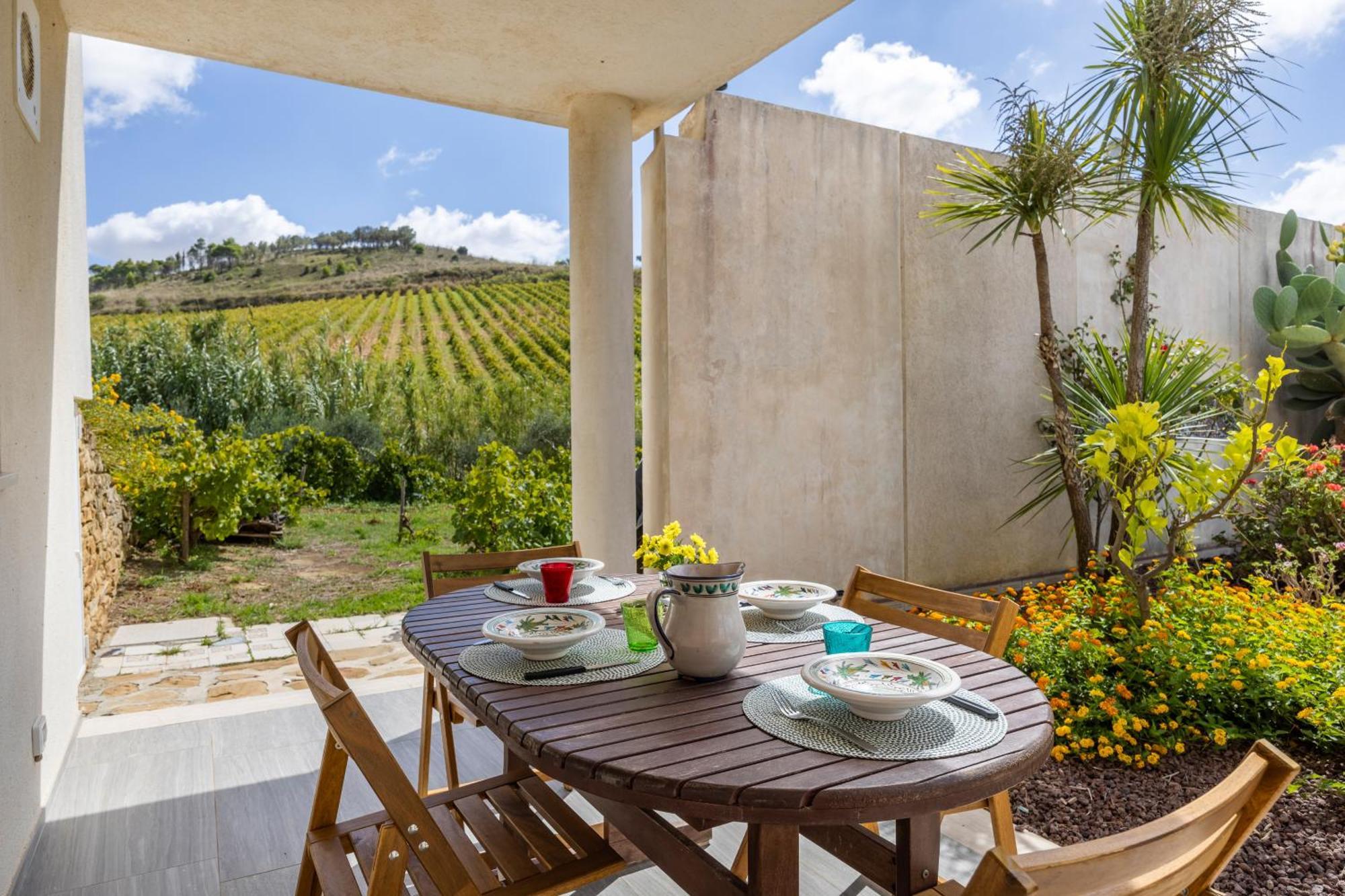 Villa Bonifato Vista Sulle Campagne E Sul Mare Siciliano Cozy House Italy Alcamo Extérieur photo