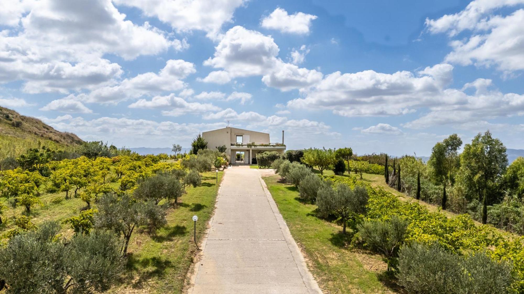 Villa Bonifato Vista Sulle Campagne E Sul Mare Siciliano Cozy House Italy Alcamo Extérieur photo