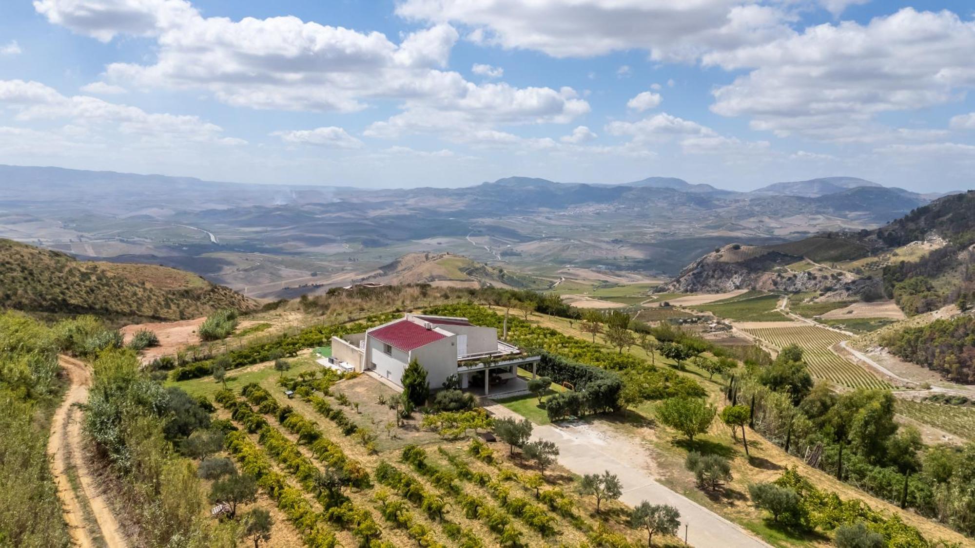 Villa Bonifato Vista Sulle Campagne E Sul Mare Siciliano Cozy House Italy Alcamo Extérieur photo